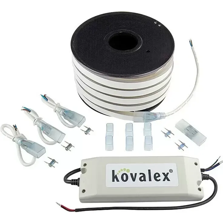 Kovalex LED-Licht Set, 1.000 cm, neutralweißes Lichtband mit 4500 K und IP67 Schutzart