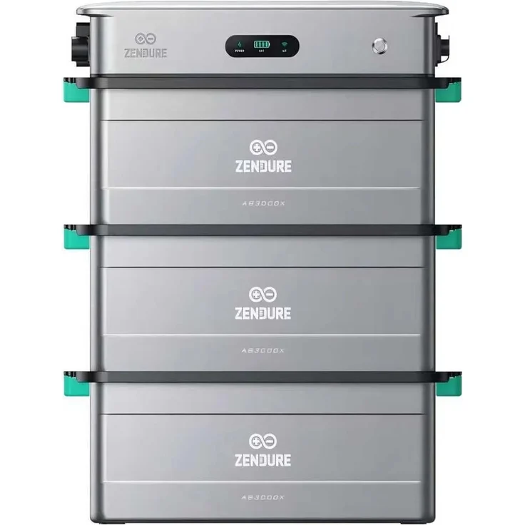 ZENDURE SuperCharged SolarFlow 2400 AC, 3 AB3000X Speicher 2880 Wh, IP65, ZEN+ OS, modulares Batteriespeichersystem