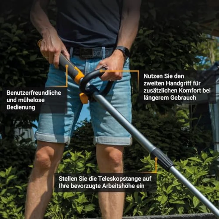Batavia 12V Fixxbrush – Leistungsstarke Unkrautbürste mit schwingendem Bürstenkopf, ergonomischem Griff und kompatiblem Fixxpack-Akkusystem – Bild 7
