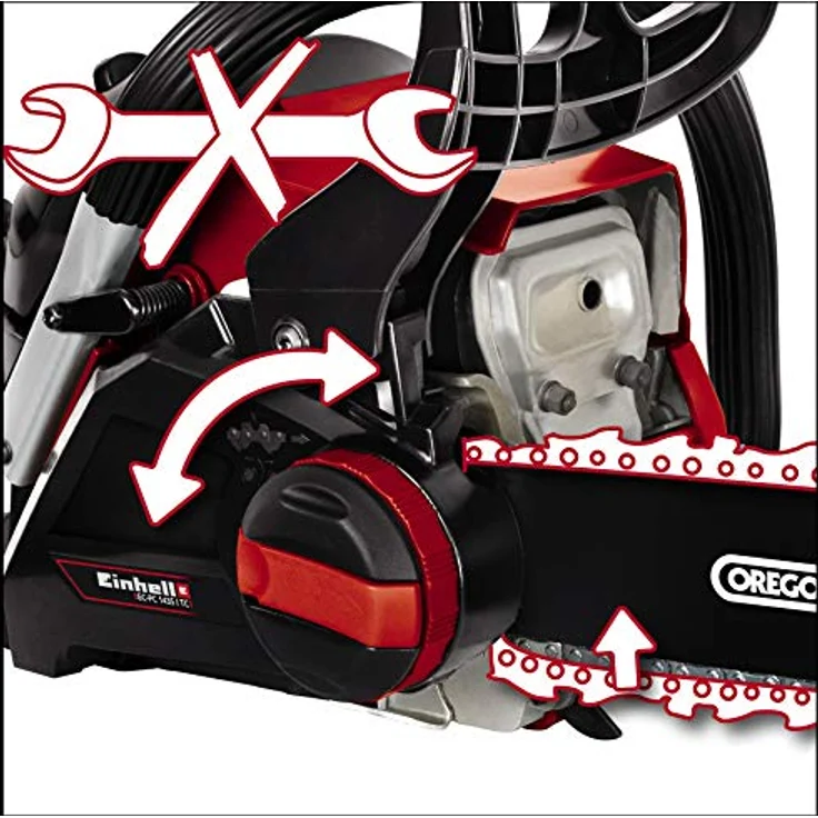 Einhell Benzin-Kettensäge GC-PC 1435 I TC Kit OREGON-Qualitätsschwert und –kette Auto-Choke und Prim – Bild 9