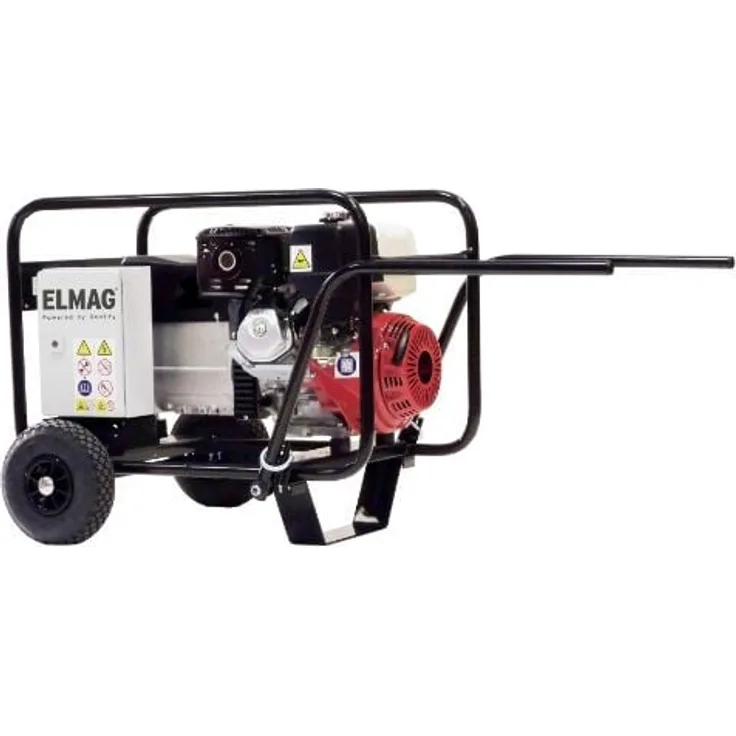 ELMAG 2-Radsatz LUFT, Rahmenbreite 55 cm, aufklappbare Schubbügel, Lufträder