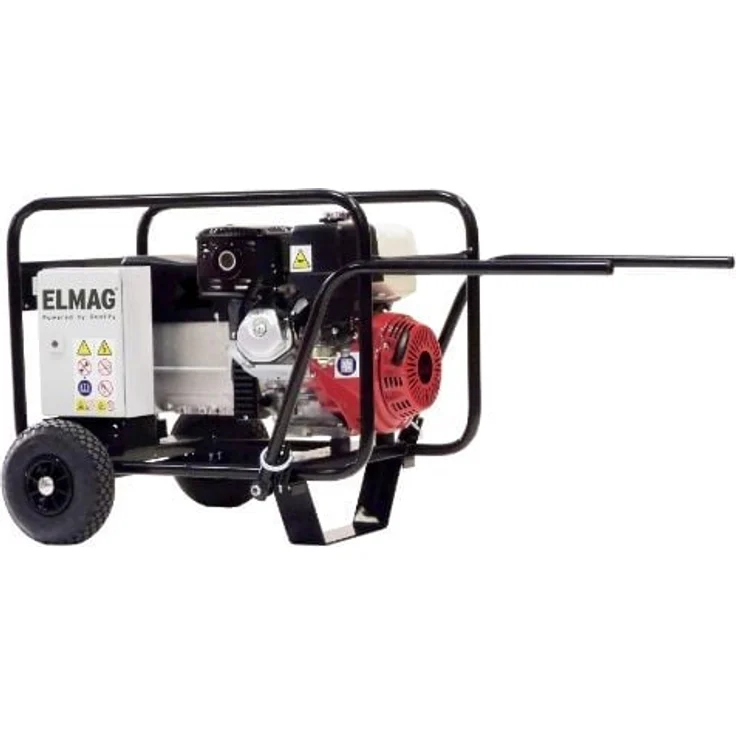 ELMAG 2-Radsatz LUFT, Rahmenbreite 55 cm, aufklappbare Schubbügel, Lufträder