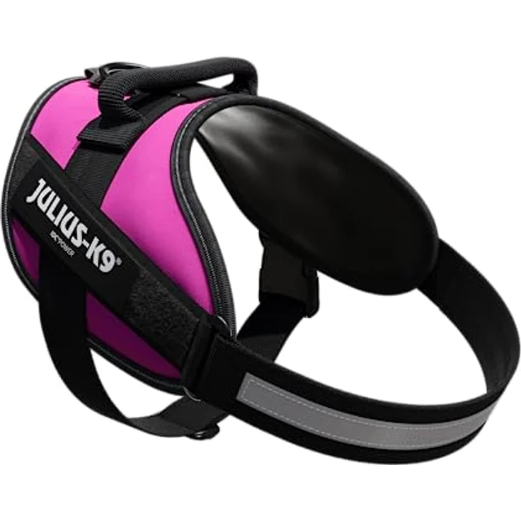 Julius-K9 K9 IDC POWERGESCH GR 0 ROSA 58 (0, Hund, Allgemein), Halsband + Leine, für Hunde bis 25 kg, mit reflektierenden Details – Bild 4