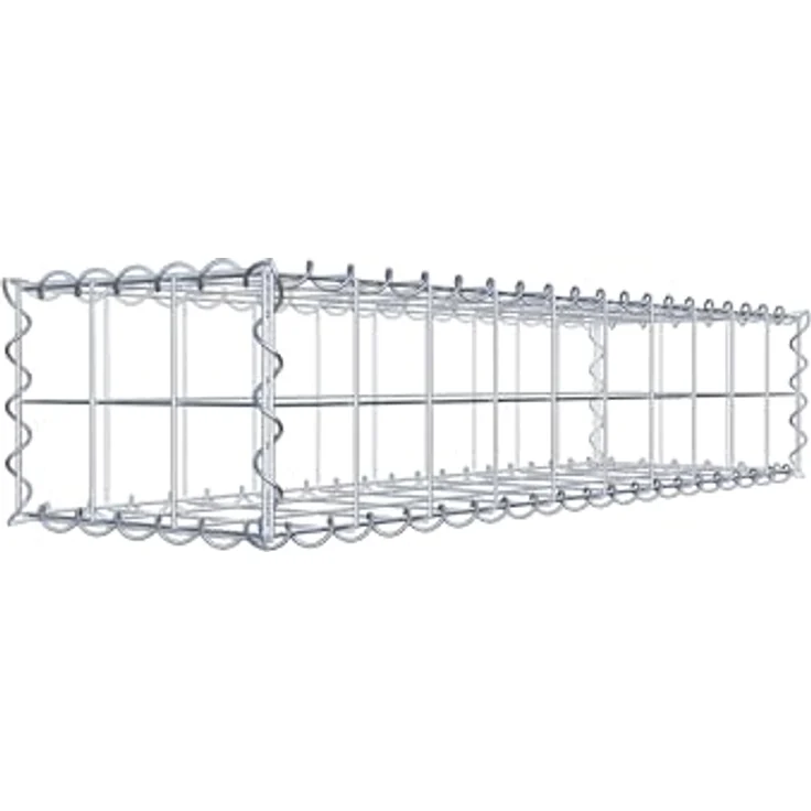 Gabiona Gabione 100 cm x 20 cm x 30 cm (L x H x T), Maschenweite 10 cm x 10 cm, Spirale – Bild 2