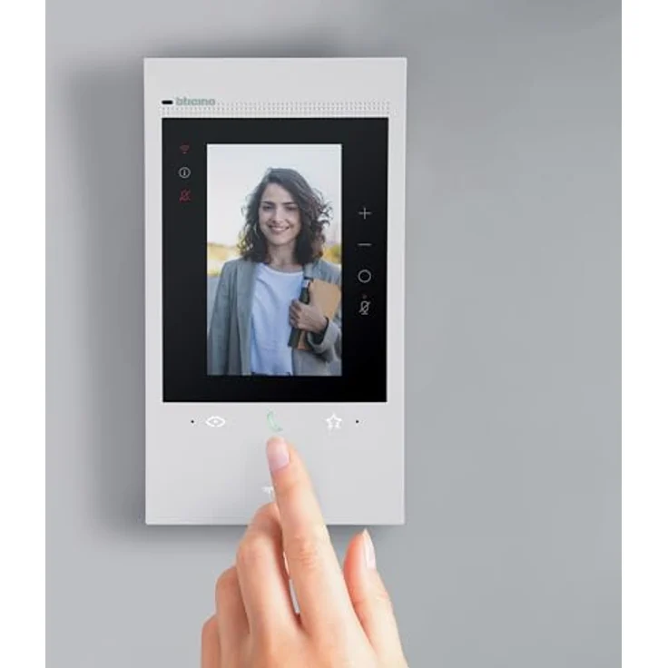 Bticino Flex‘ONE-Set Classe 300EOS with Netatmo + Sfera Code, Smarte Wi-Fi-Video-Innenstelle mit Alexa, 5"-Touchscreen, App Home+Security, 2-Draht-Technik, 363920 – Bild 3
