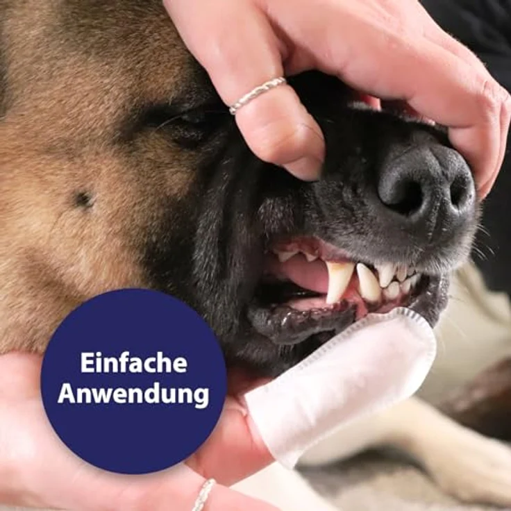 Canosept Zahnpflege Finger-Pads für Hunde, 50 Stück, effektive Mundhygiene und Plaque-Reduktion – Bild 4