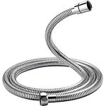 GRIFEMA G851-18 Verdrehschutz Brauseschlauch, 1.8 M, Universal Duschschlauch, Edelstahl, Silber [Exklusiv bei Amazon]