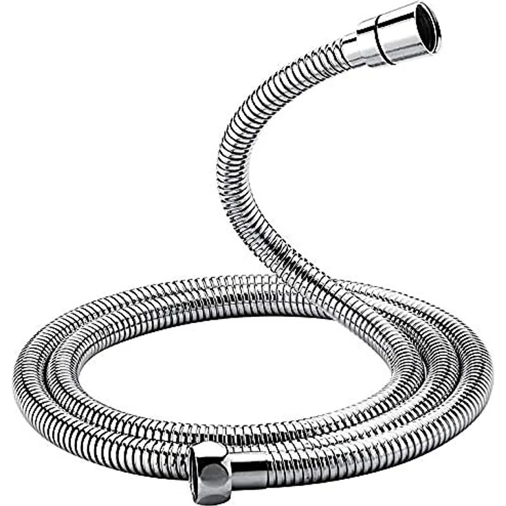 GRIFEMA G851-20 Verdrehschutz Brauseschlauch, 200 CM, Universal Duschschlauch, Edelstahl, Silber [Exklusiv bei Amazon]