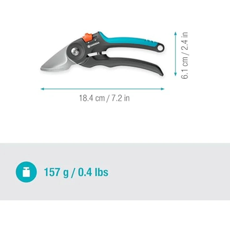 Gardena Gartenschere PremiumCut Frisches Holz, Bypass, 22 mm Schneiddurchmesser, PowerCoating, Qualitätsstahl, Made in Germany, 25 Jahre Garantie – Bild 3