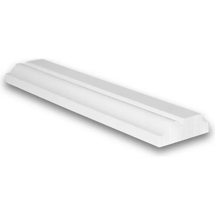 Profhome Zierleiste S-151323, Musterstück 10 cm aus Polyurethan Hartschaum, Wandleiste Stuckleiste