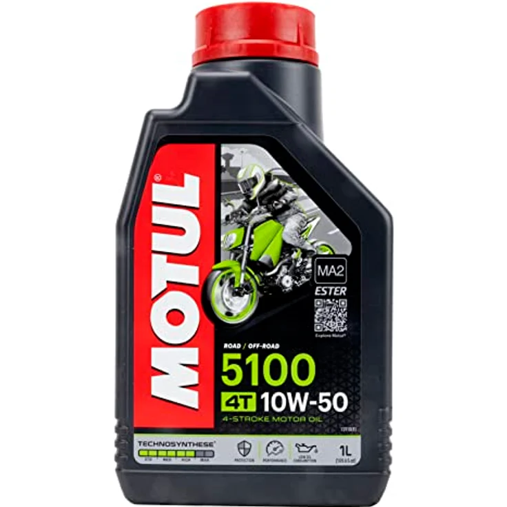 Motul 104074 5100 4T, 10 W-50, 1 L, 221x117x63.5 – Bild 3