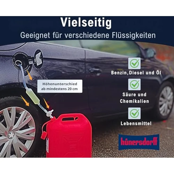 Dönges Ansaugpumpe Professional mit Absperrhahn, 1.450 mm (Notfallpumpe) – Bild 4
