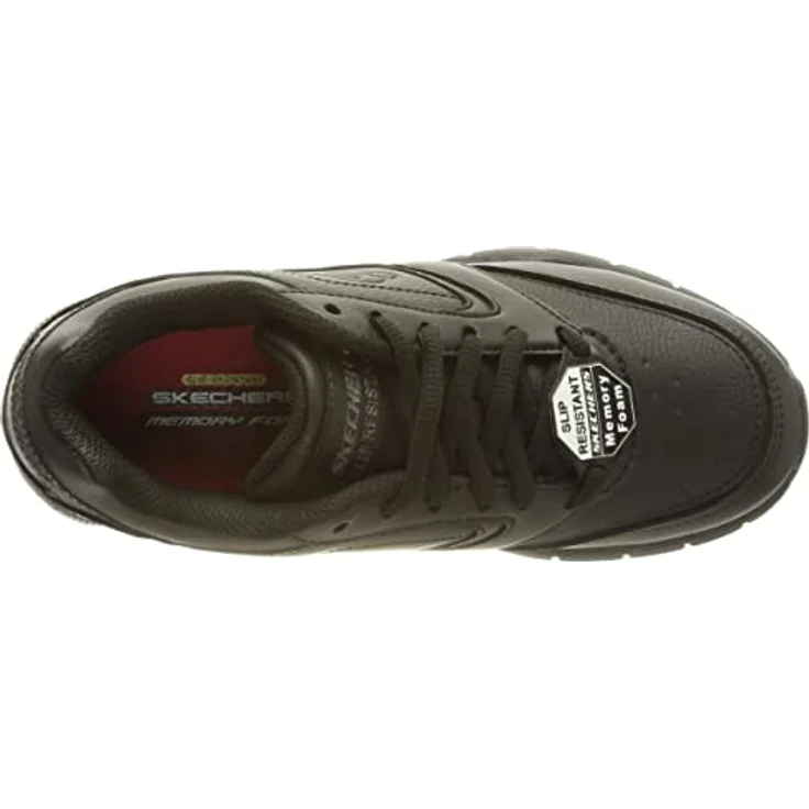 Skechers NAMPA WYOLA Berufsschuh Schnürschuh für Gastronomie,Pflege mit komfortabler Innensohle, schwarz – Bild 5