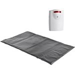 TMF01 Funk-Alarmtrittmatte /-Katzenklingel - schwarz - 95 db - 3 Funktionen: Alarm, Gong laut, Gong leise