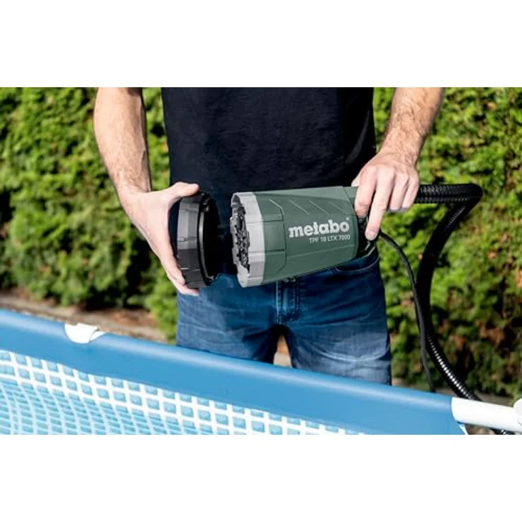 Metabo Akku-Tauchpumpe TPF 18 LTX 7000 601748850, Leistungsstarke Akku-Tauchpumpe zum Auspumpen von Klarwasser, 18V, ohne Akku/Ladegerät – Bild 7