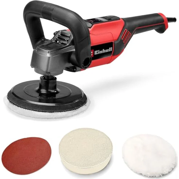 Einhell CC-PO 1100/150 CE, Elektro-Multifunktionswerkzeug Polier- und Schleifmaschine mit 1100 W, Drehzahlelektronik und ergonomischem Design – Bild 1