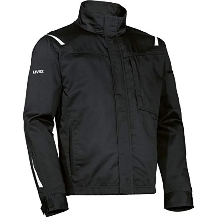 Uvex Safety uvex syneXXo, Arbeitsjacke schwarz, Größe M, funktionale und strapazierfähige Bekleidungslösung