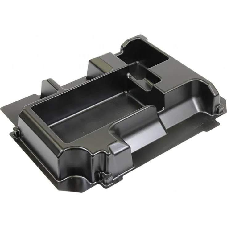 Makita 8351P0-7, Tiefziehteil für Akku-Schwingschleifer DBO380/DBO381, stabiler schwarzer Kunststoff für MAKPAC Gr. 3