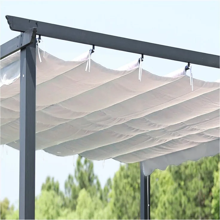 OUTFLEXX Pavillon-Ersatzdach, PA-beschichtetes Polyester in Creme-Ton