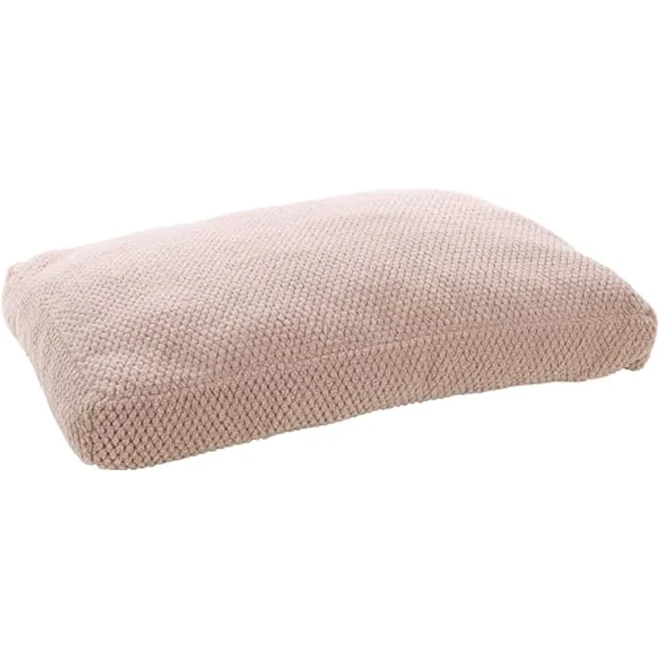 Flamingo Kissen Jacquard Rechteck taupe - Abnehmbarer Bezug - Rutschfester Boden - Waschbar - 100x70x12cm – Bild 1