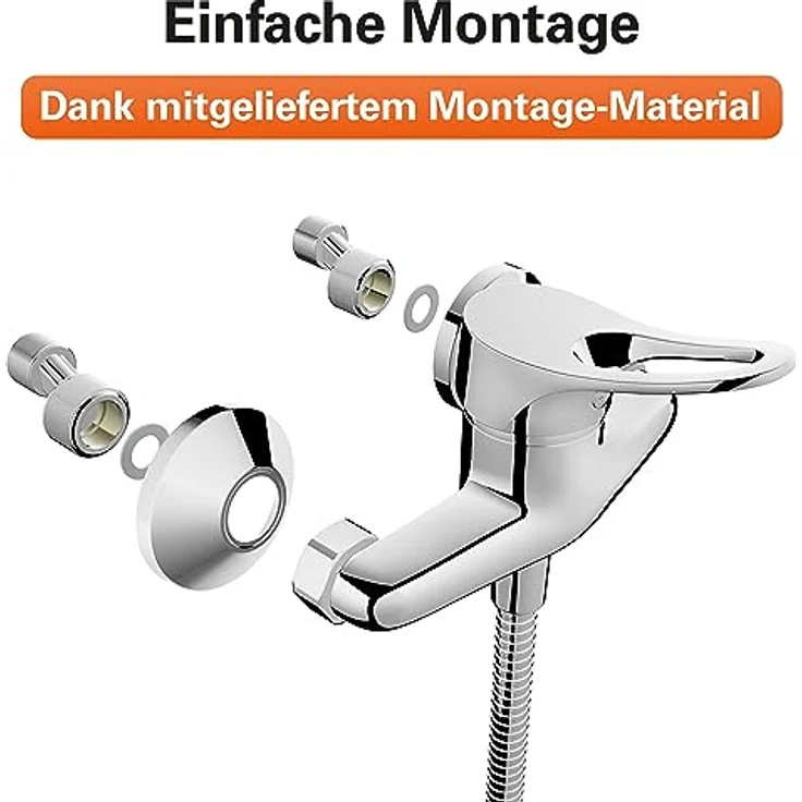 Eisl Badarmatur Joseph mit Chrom-Finish und Geräuscharmer 40-mm-Kartusche – Bild 6