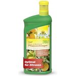 Neudorff Azet Zitrusdünger, Flüssigdünger 1L für Zitruspflanzen mit Extra Eisen, 100% natürlich und vegan