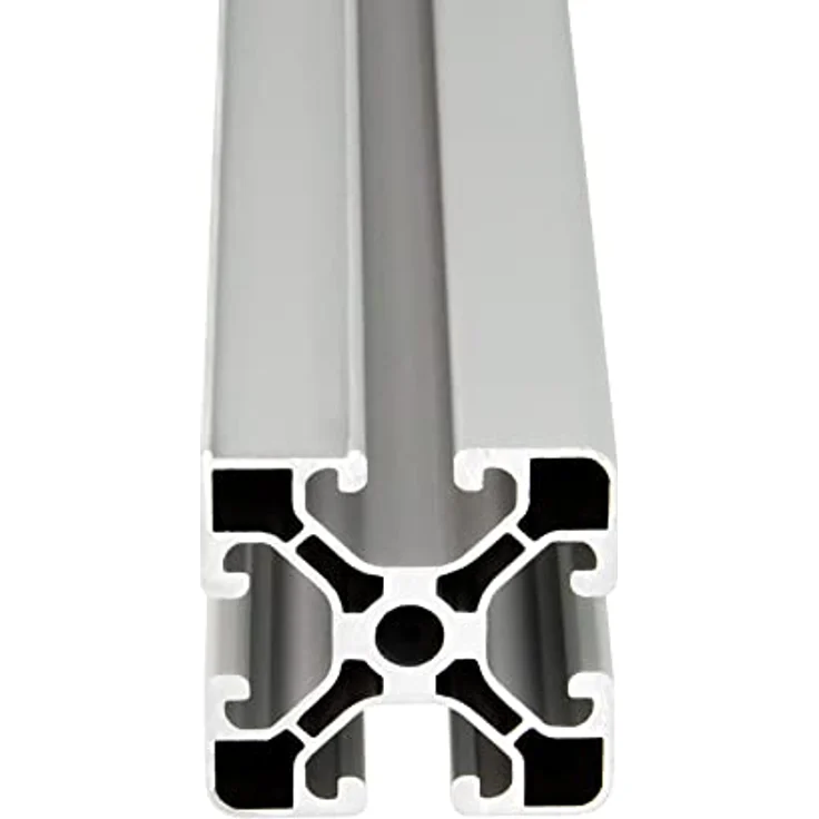 SCHMIDT systemprofile 2000mm Aluminium Profil 40x40mm Nut 8 Maßbandprofil eloxiert 4040 Alu Konstruktionsprofil Aluprofil 2m – Bild 1