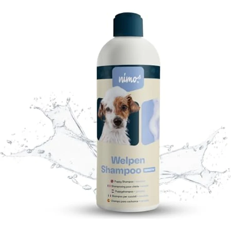 nimo Tiershampoo Welpen Shampoo sensitiv, 500 ml, gegen Juckreiz und Trockenheit, für alle Felltypen geeignet – Bild 1