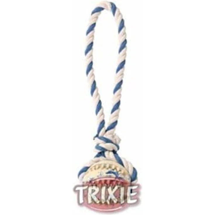 Trixie Denta Fun Spieltau mit Ball – Bild 3
