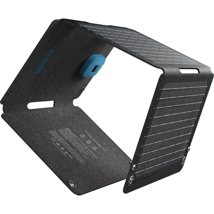 Anker Solix PS30, tragbares Solarpanel mit 30 W Leistung, IP65 Schutzart, zwei USB-Ausgängen, faltbar, 1.1 kg