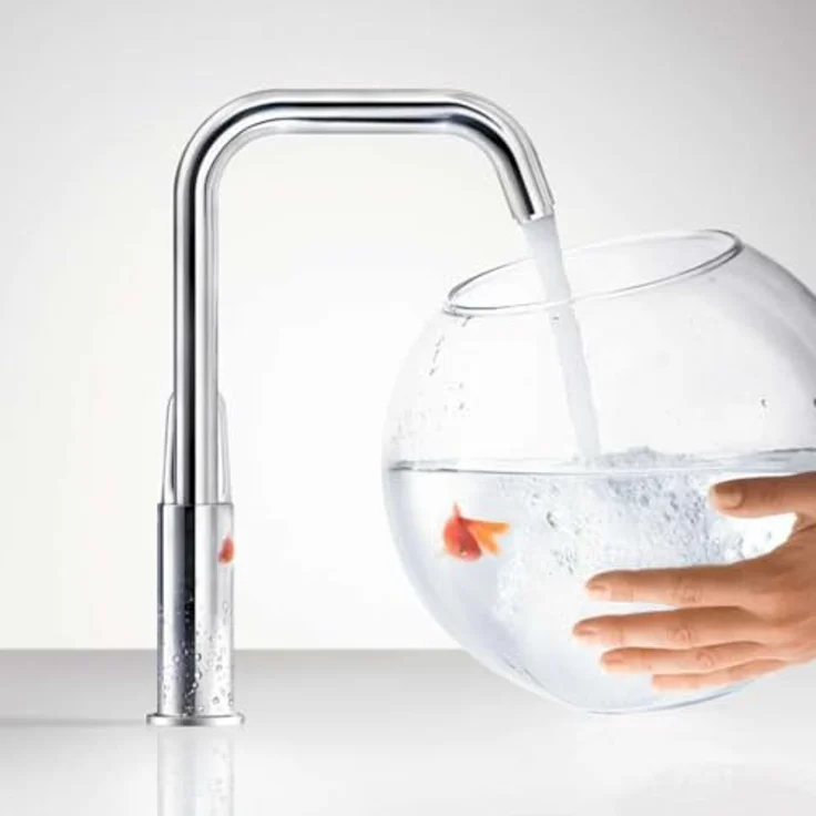 hansgrohe Focus 240 Einhebel-Waschtischmischer, chrom, mit schwenkbarem Auslauf und QuickClean Luftsprudler – Bild 4