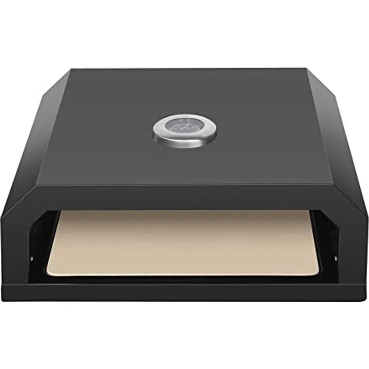 El Fuego® Pizzaaufsatz für alle Grillarten geeignet (Gas, Holzkohle, Elektro), mit Thermometer, Pizzaeinsatz – Bild 3