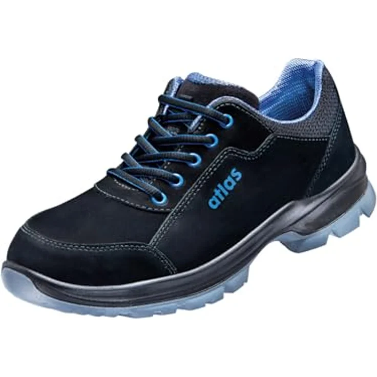 Atlas Schuhe Atlas Alu-Tec 625 ESD Arbeitsschuh, schwarz/blau, mit Alu-tec® Kappe, antistatisch, öl- und benzinbeständig, EN ISO 20345 S3 SRC – Bild 2