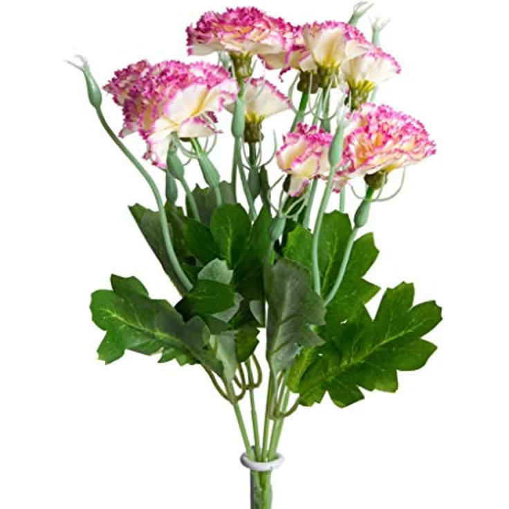 Botanic-Haus Kunstblume Nelkenbusch, 2er Set, Höhe 35 cm, ideal für dekorative Arrangements ohne Pflegebedarf – Bild 3