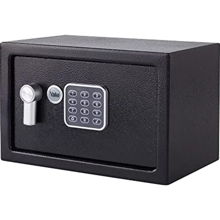 Yale YSV/200/DB2 Small Value Safe, Digital Keypad, LED Light Indicators, Steel Locking Bolts, Emergency Override Key, Wall and Floor Fixings, Black Finish, 8 Litre Capacity 20 x 31 x 20 cm – Bild 3