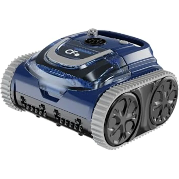 mediPOOL Poolroboter 'CF400CL', kabelloser Poolreiniger mit App-Steuerung für Becken bis 120 m², inkl. Ladekabel, Laufzeit bis 3 Std, effiziente Boden-, Wand- und Wasserlinienreinigung