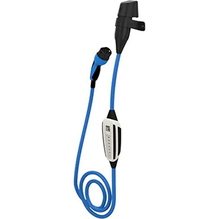 NRGkick Elektroauto Ladestation, NRGkick KfW Max 5m GSM/GPS/SIM Schutzverriegelung 32A (Typ 2, 22 kW) - Wandsteckdose, weiß