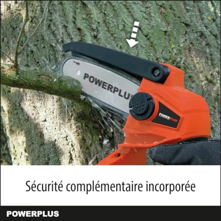 Powerplus Dual Power, Schnurlose Kettensäge 20V, 100mm Schwert, kompakt und handlich, exkl. Akku und Ladegerät – Bild 3