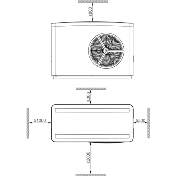 Stiebel Eltron WPL 20 A Luft/Wasser- Wärmepumpe A++ 2000W, für kalte Winter geeignet, leise Betriebsgeräusche, 55 °C Vorlauftemperatur, blau – Bild 3