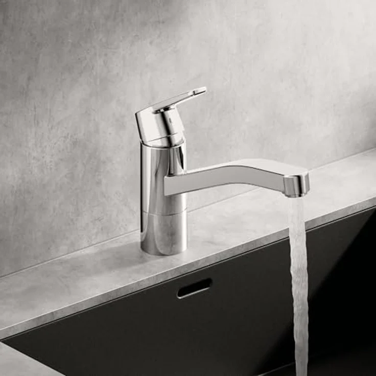 HANSA Hanspolo Spültisch-Einhand-Einlochbatterie, 216 mm Ausladung, 120° schwenkbar, 12 l/min Durchflussmenge – Bild 7