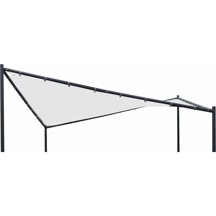 DEGAMO Pavillon-Ersatzdach ORLANDO, für Walmdachpavillon 350x350cm, wasserdicht, PVC beschichtet, weiß