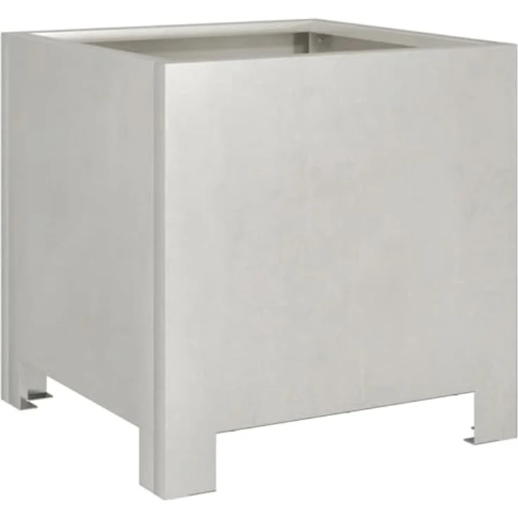 vidaXL Pflanzkübel 30x30x30 cm Edelstahl, stabiles und langlebiges Material, viel Platz, Vielseitigkeit, Unkraut- und Schädlingsschutz – Bild 1
