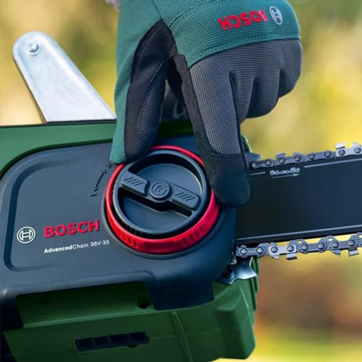 Bosch Akku-Kettensäge AdvancedChain 36V-35-40 (zum Schneiden durch härtestes Hartholz; 36 Volt System; Kettengeschwindigkeit: 14 m/s; ohne Akku) – Bild 5