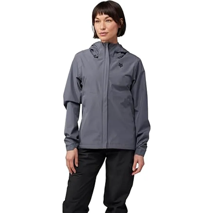 Fox JACKET 24 W RANGER 2.5L WATER GRAPH, Damen Velojacke mit Wetterschutz, grau, Größe L