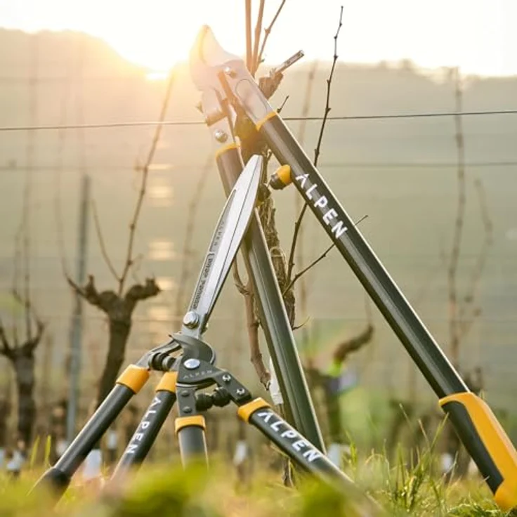 Alpen Swiss Tools Gartenschere WEISSHORN 260 Astschere mit Antihaftbeschichtung, weiß – Bild 6