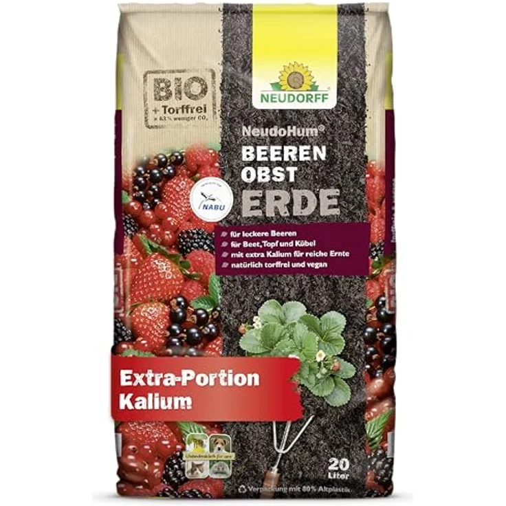 NeudoHum BeerenobstErde, 20 l – Bild 2