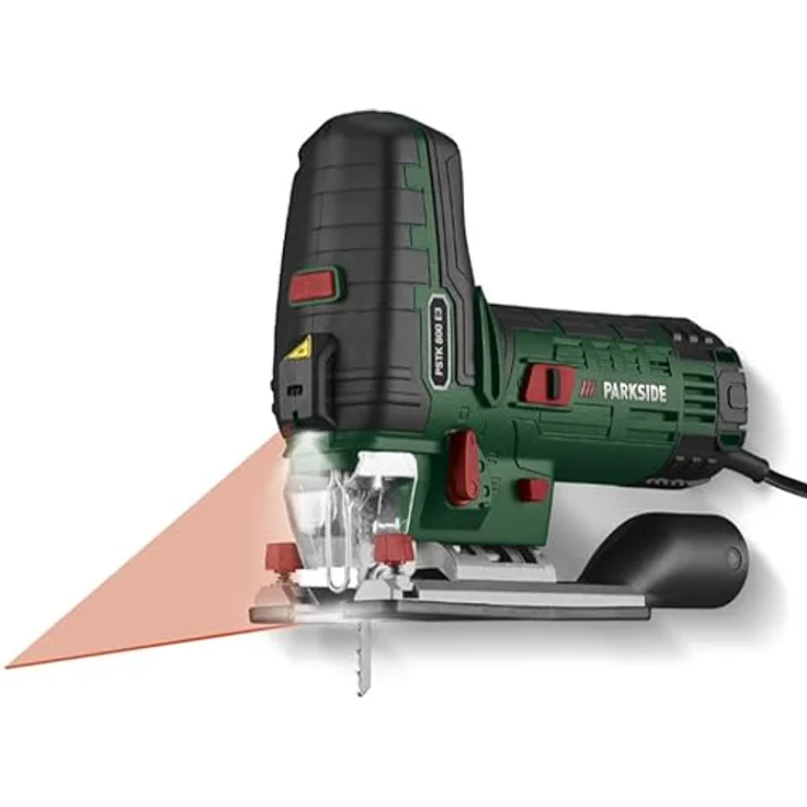 PARKSIDE® Pendelhubstichsäge PSTK 800 D3, mit Laserführung, Stichsäge elektrisch 230V – Bild 2