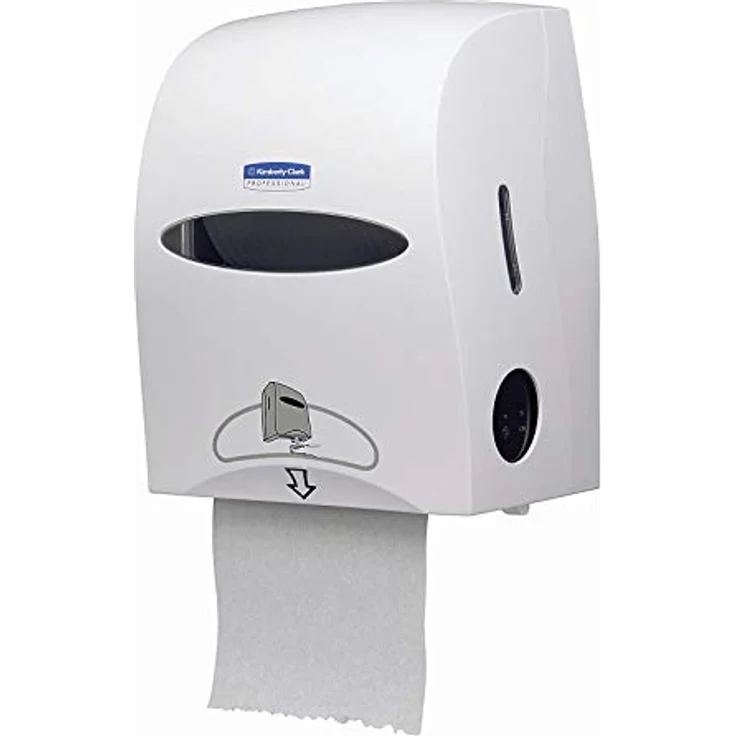 Kimberly-Clark Professional 9960 Elektronischer Rollenhandtuchspender, berührungslos mit Bewegungssensor, weiß, 150.000 Handtücher, Blattschutzoption – Bild 4