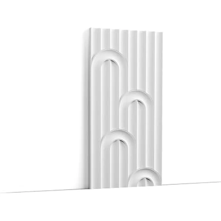 Orac Decor W212 VALLEY LOOP 3D Wandpaneel, 200 cm x 1,2 cm x 25 cm, Polyurethan Hartschaum, vorgrundiert, modern und elegantes Design, für Innen- und Außenbereich geeignet