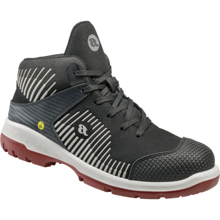 Bata Industrieller Score HG S3 ESD + KN, Sicherheitsschuh mit Mikrofaser-Obermaterial, rutschfest und wasserabweisend, schwarz